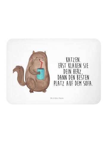 Mr. & Mrs. Panda Magnet Katze Dose mit Spruch in Weiß