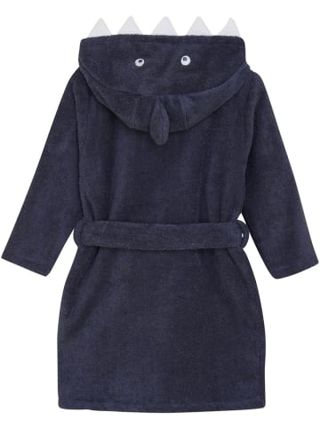Pippi Babywear Bademantel "Hooded Bath Robe" in Grau
