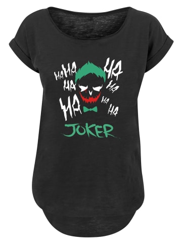 F4NT4STIC Long Cut T-Shirt Suicide Squad Joker in schwarz