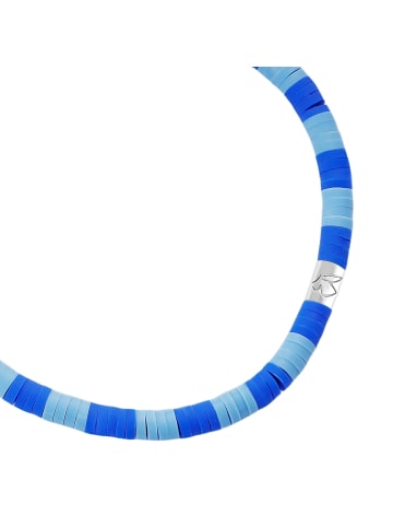 Glanzstücke München Armband aus Sterling Silber mit Heishi Perlen in silber