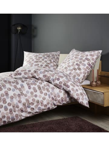 Janine Feinbiber Baumwoll Bettwäsche Davos in altrosa beere