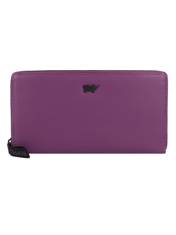 Braun Büffel Capri Geldbörse RFID Leder 19 cm in viola