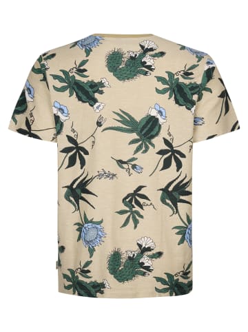 Petrol Industries Plus Size T-Shirt mit Allover-Print ArenaGris in Braun