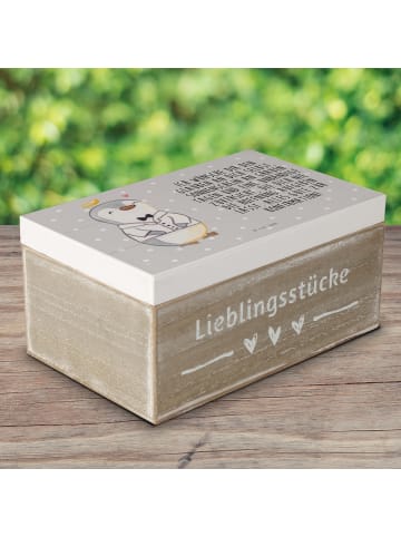 Mr. & Mrs. Panda Box Pinguin Konfirmation Hemd mit Spruch in Grau Pastell