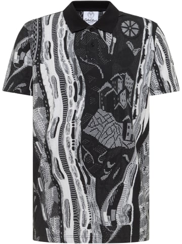 Carlo Colucci Poloshirt Eisath in Schwarz