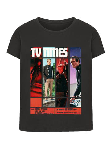 F4NT4STIC Box Tee TV Times Patrick McGoohan The Prisoner 1967 Cover in schwarz
