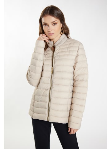 faina Damen Leichte Steppjacke in Hellbeige