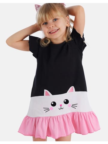 Denokids Kleid Frilled Cat in Black