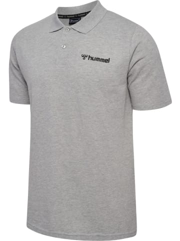 Hummel Polo "Hmlmover Cotton Polo" in Grau