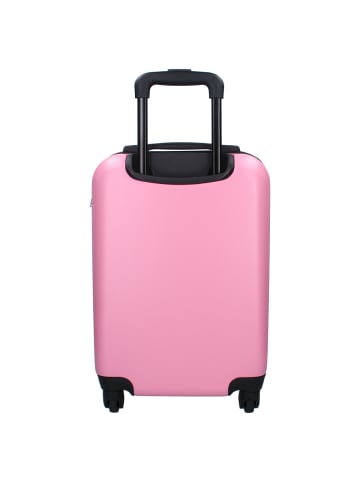 COFI 1453 Hello Kitty Trolley Koffer „Voyage Vibes“ – Blau-Rosaverspieltem in Rosa