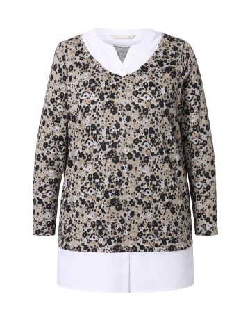 MIAMODA Pullover in graubeige