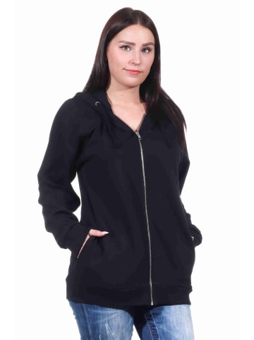 NORMANN Jacke Kapuze Sportanzug - 71151 in schwarz