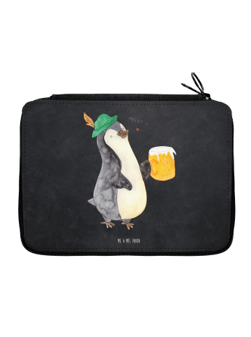 Mr. & Mrs. Panda Federmappe Pinguin Bier ohne Spruch in Kreidetafel