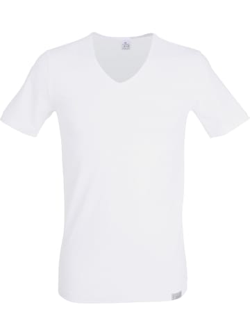 Götzburg Baumwolle, Single-Jersey Unterhemd 1/2-Arm in weiß