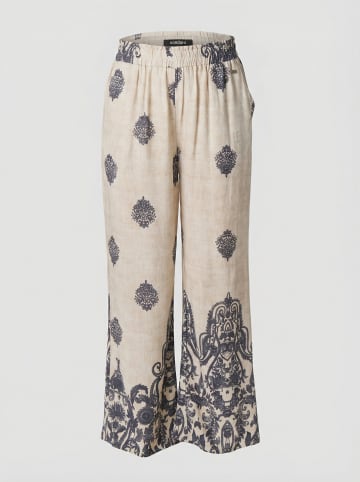 KOROSHI Fluide Damenhosen in weiß