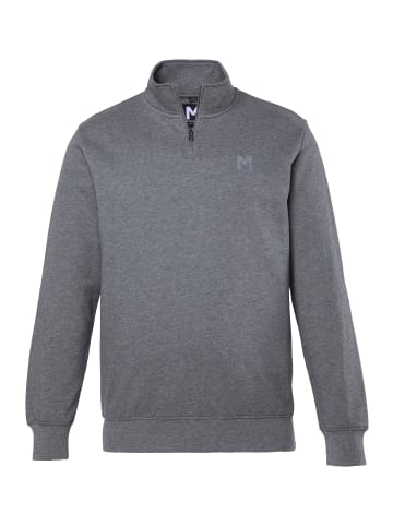 Men Plus Sweatshirt in grau melange