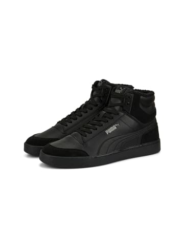 Puma Sneakers Low Shuffle Mid Fur in schwarz