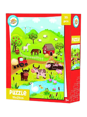 Toy Universe 35tlg. mini Kinderpuzzle Bauernhof in Bunt