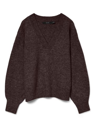 Vero Moda Strickpullover in Chocolate Torte