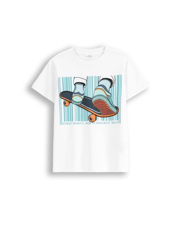 Coccodrillo T-shirt mit kurzen Ärmeln in weiß