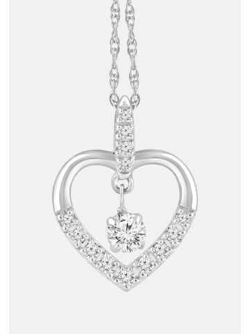 Diamant Exquis Halskette aus 585 Weißgold mit Diamant