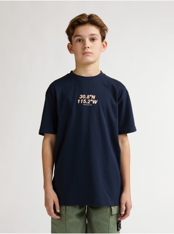 Petrol Industries Bedrucktes Jersey-T-Shirt Roca in Blau