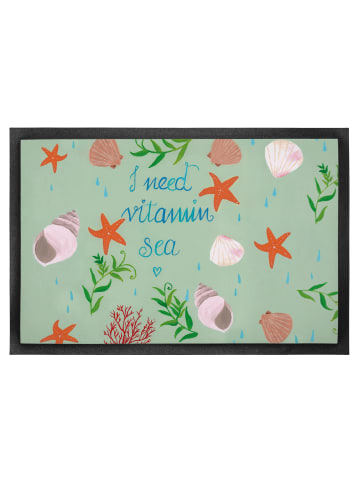 Mr. & Mrs. Panda matte haustür Vitamin Sea mit Spruch in Bunt