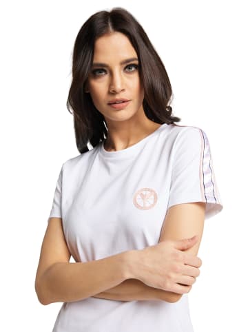 Carlo Colucci T-Shirt Castadelli in Weiß