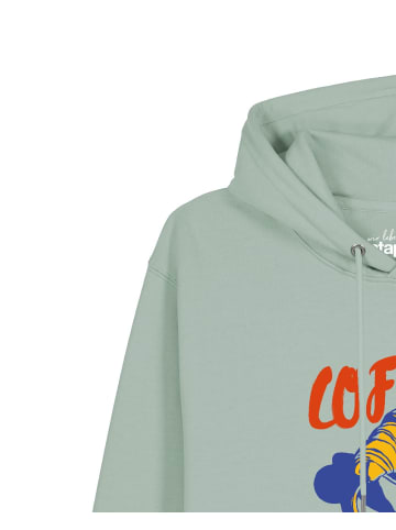 wat? Apparel Sweatshirt Coffee club in Aloe
