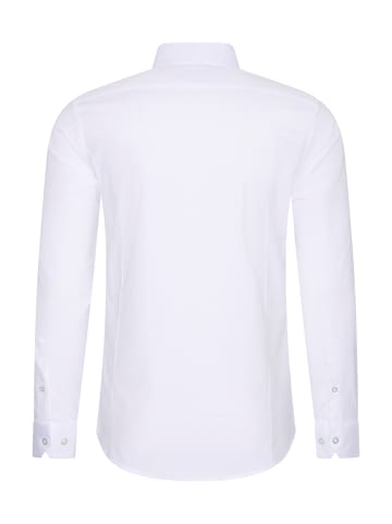 Rusty Neal Business Hemd Slim Fit Premium Cotton-Stretch in Weiß