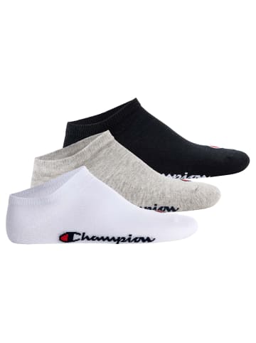 Champion Socken 3er Pack in Schwarz/Weiß/Grau