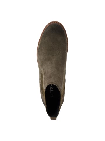 Tamaris Chelsea Boot in OLIVE SUEDE