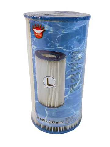 WEHNCKE Filterkartusche Größe L in Weiß ab 18 Jahre