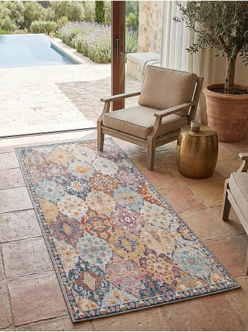 KADIMA DESIGN Teppich Outdoor Patchwork pflegeleicht Balkon Terrasse Outdoor in Mehrfarbig