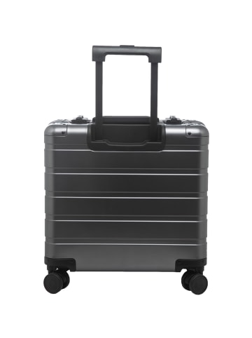 Alumaxx Gravity 4 Rollen Pilotentrolley 44 cm Laptopfach in grau