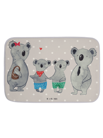 Mr. & Mrs. Panda Badvorleger Koala Familie zwei ohne Spruch in Grau Pastell