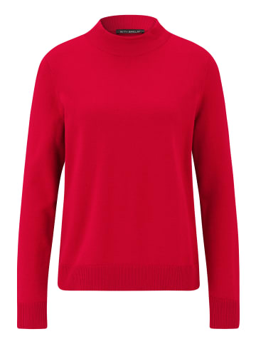 Betty Barclay Basic-Strickpullover mit Stehkragen in Rot