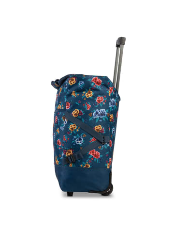 Punta Frida Kahlo Einkaufstrolley 50 cm in royalblau