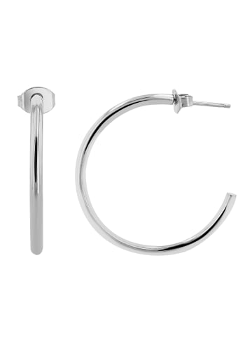 Adeliás Damen Ohrringe aus Titan in silber
