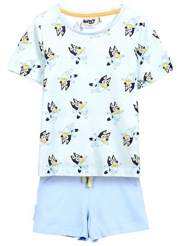 Cerda 2tlg.Outfit T-Shirt & Shorts Bluey in Hellblau