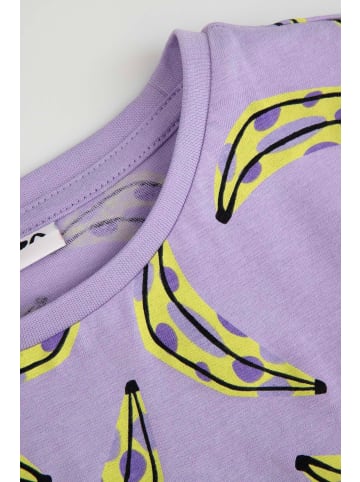 MOKIDA Ärmelloses Baumwoll-T-Shirt in violett