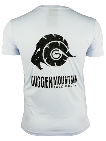 GUGGEN MOUNTAIN Funktionsshirt Uni in Weiß