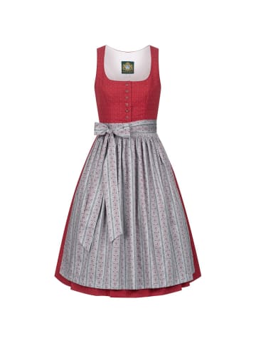 Hammerschmid Midi Dirndl in Rot