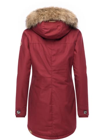 ragwear Wintermantel Jane YOUMODO in Wine Red