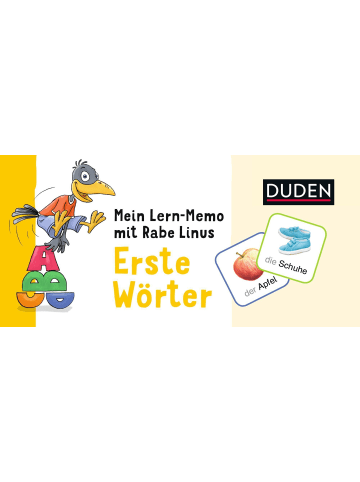 Duden Schulbuch Mein Lern-Memo mit Rabe Linus - Erste Wörter