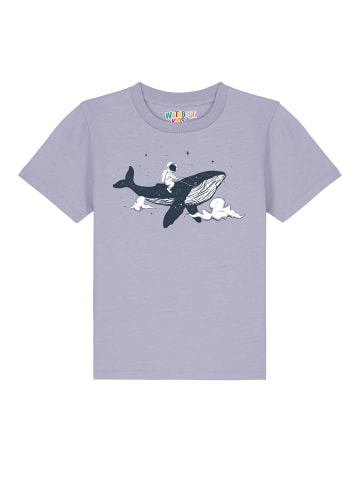 wat? Apparel T-Shirt Spacewhale in Lavender