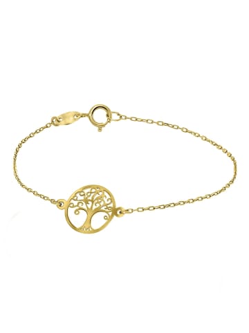 Lucardi 585 Gold Armband Rund