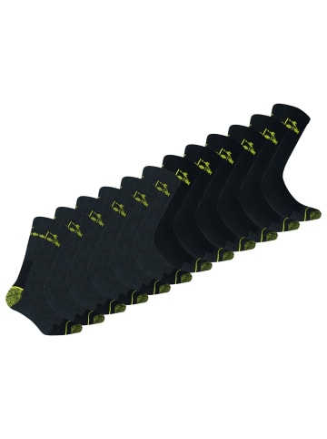 Diadora Socken 12er Pack in Schwarz/Anthrazit
