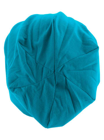 MSTRDS MSTRDS Accessoires Jersey Beanie reversible in tur/nvy