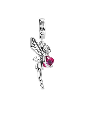 GNOCE Sterling Silber Zirkonia Fee Charm